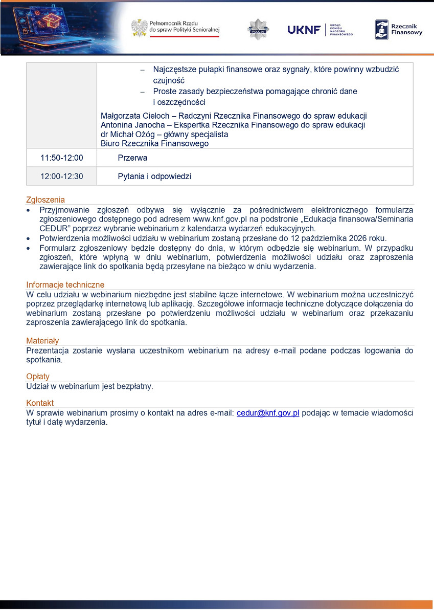 Urząd KNF - Program webinarium CEDUR dla seniorów i ich opiekunów - 13 października 2026 roku_page-0002.jpg [827.49 KB]