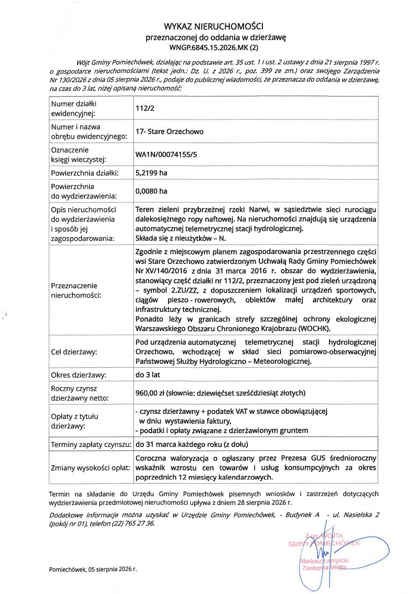 Wykaz nieruchomości do oddania w dzierżawę - WNGP.6845.15.2026.MK(2)_page-0001.jpg [812.79 KB]